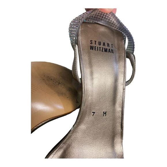 #150 STAURT WEITZMAN embellished heels - Picture 5 of 6